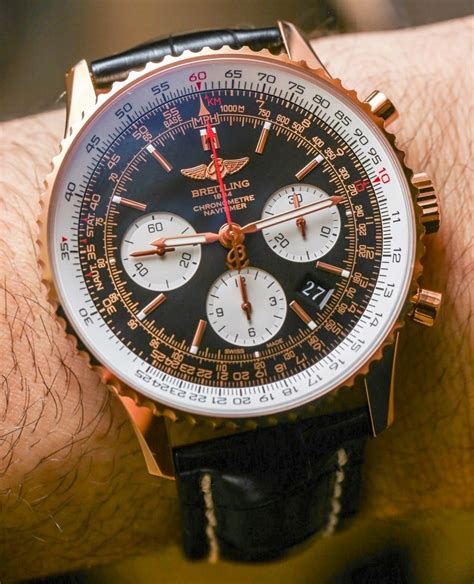 breitling navitimer 01 gold price|breitling navitimer service cost.